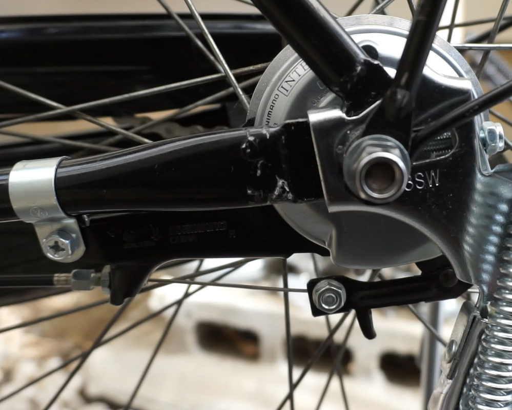 ママチャリ系自転車の最適解ブレーキこそローラーブレーキ（ローラーブレーキの調整と画像）