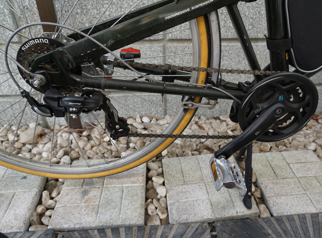 クロスバイクやミニベロのクランク（前ギア）交換手順