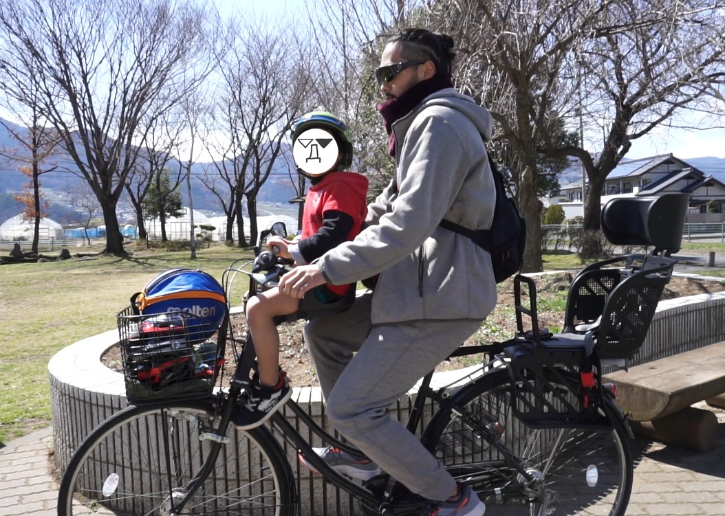 自転車に子供乗せを取りつける】ママチャリに前後のチャイルドシートを